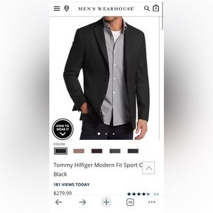 Tommy Hilfiger wool sportcoat 48L